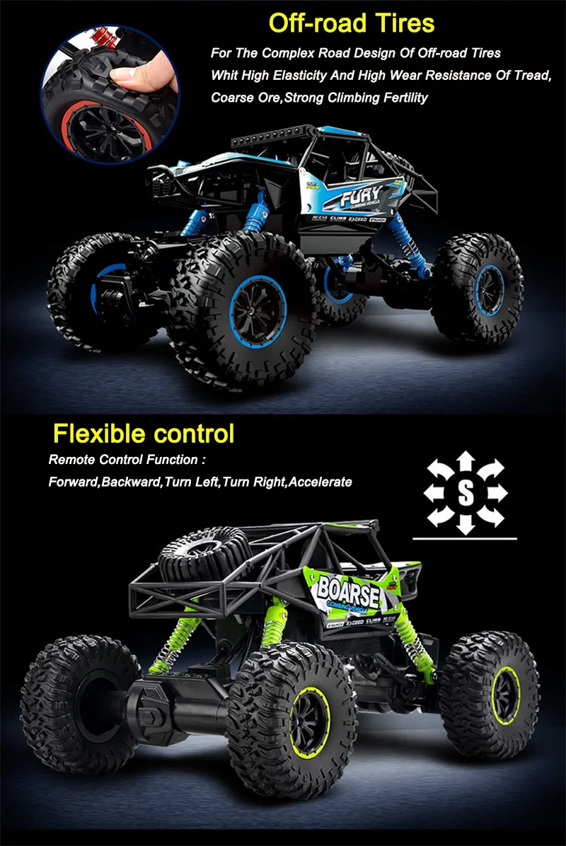 S. X. TOYS Радиоуправляемая машина 4WD 2,4G модель дистанционного управления скалолазание автомобиль масштаб 1:16 ралли ударопрочный автомобиль багги высокая скорость внедорожник игрушки