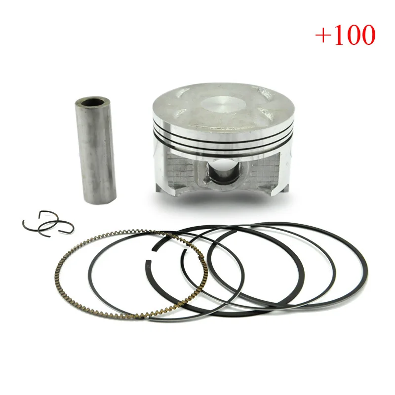 

LOPOR AN400 Burgman Skywave 400 Piston & Rings Kit Motorcycle Engine parts Piston Set For Suzuki AN 400 +100 Oversize Bore 84mm