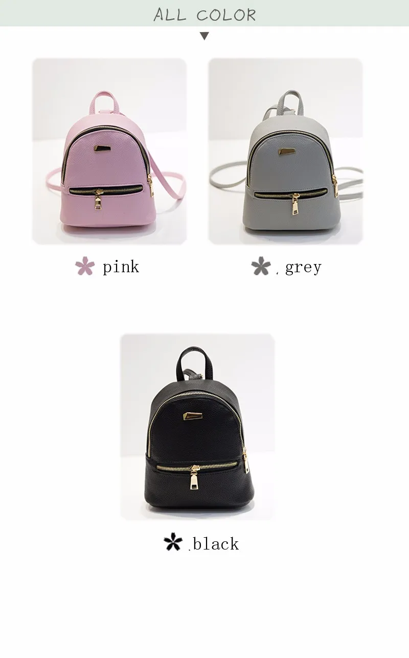 Small Fashion Rucksack Hotsale Women Shopping Purse Ladies Joker Bookbag Travel Bag Student school Backpacks Mini Women Backpack 10