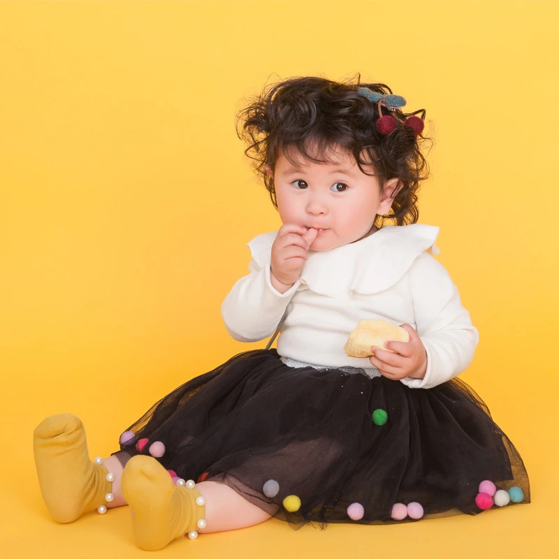 18 Nueva Ropa Del Bebe Del Verano Princesa Falda Bola De Pelo De Color Falda Del Bebe 1 9 T Faldas Aliexpress