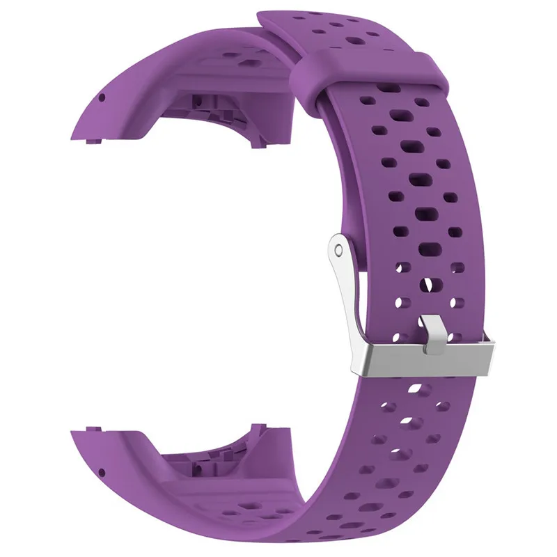 HIPERDEAL умные аксессуары ремешок для часов спортивный мягкий силиконовый ремешок для часов сменный ремешок для Polar M400 M430 May16 - Цвет: Purple