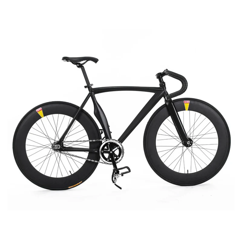 Best Fixed Gear Bike Fixie frame 53cm  DIY 700C  Aluminum alloy Bike Track Bike Bicycle 70mm rear and front wheel bike 4