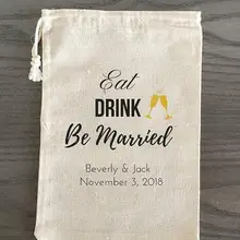 Пользовательские Приключения начинается сегодня Свадебные вечерние аптечки набор от похмелья ювелирные изделия пользу муслиновые мешки мальчишник, Девичник сувениры