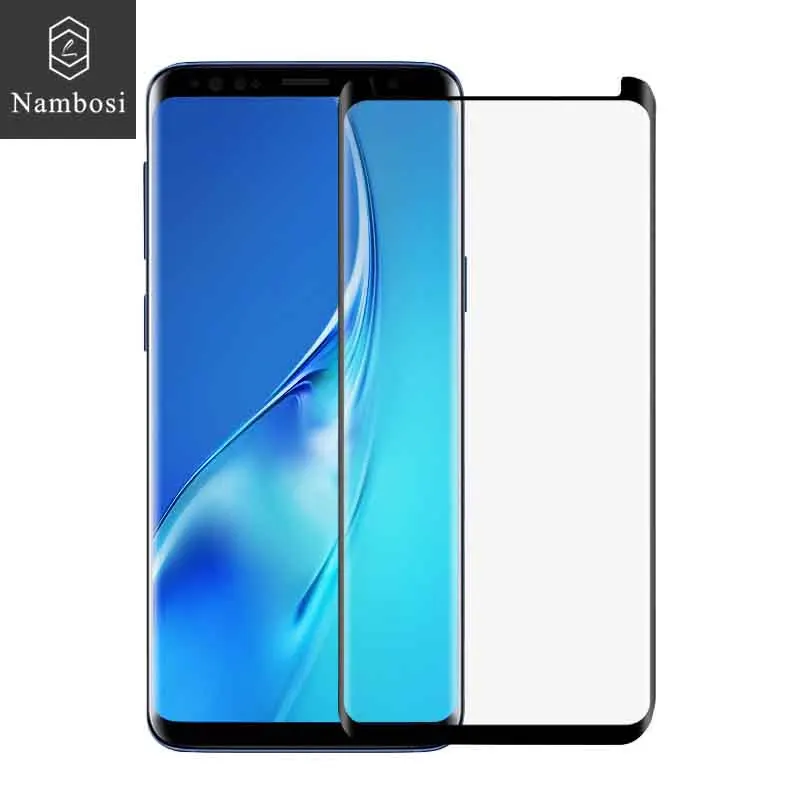 Nambosi 3D закаленное стекло для samsung Galaxy S8 S9 Note 9 8 Защитная пленка для экрана для samsung Note 9 S9 S8 plus Взрывозащищенная пленка - Цвет: For Samsung S8 Plus