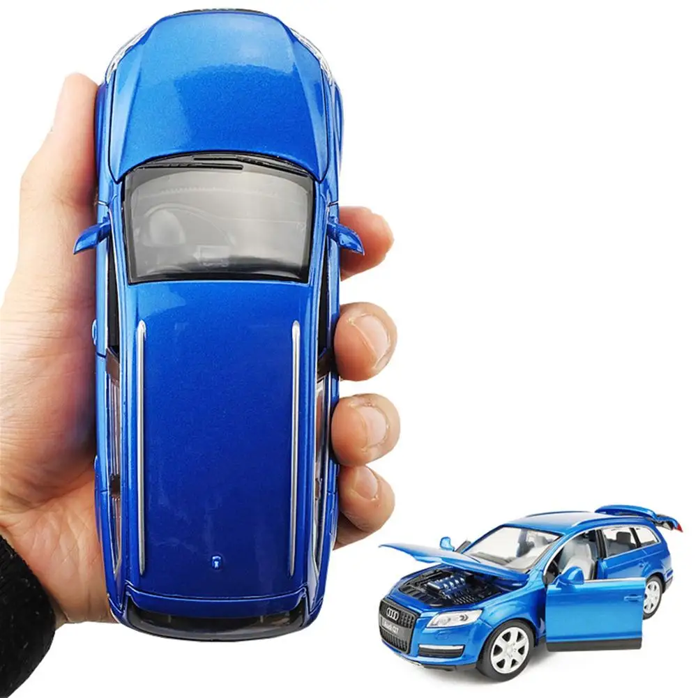 Мини Audi Q7 1:32 Сплав Модель 3 цвета Акустооптическая Тяговая игрушка автомобиль подарок для детей