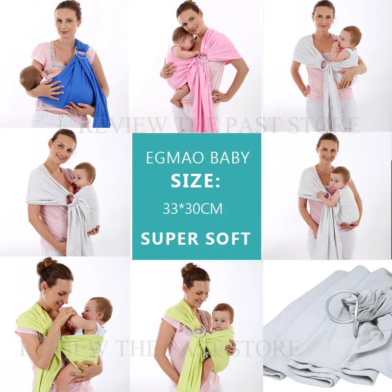 EGMAOBABYNewborn Baby Swaddle Baby Carrier Слинг Рюкзак 0-3 года дышащий хлопок мягкий одеяло для хипситов Регулировка младенческой ребенок обертывание