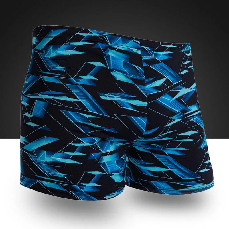 

Men Male Blue 3D Space Print Swimming Trunks Briefs Boxer Shorts Bathing Suit Swimwear Swimsuit Swim Pool Pants Beach Swim Wear