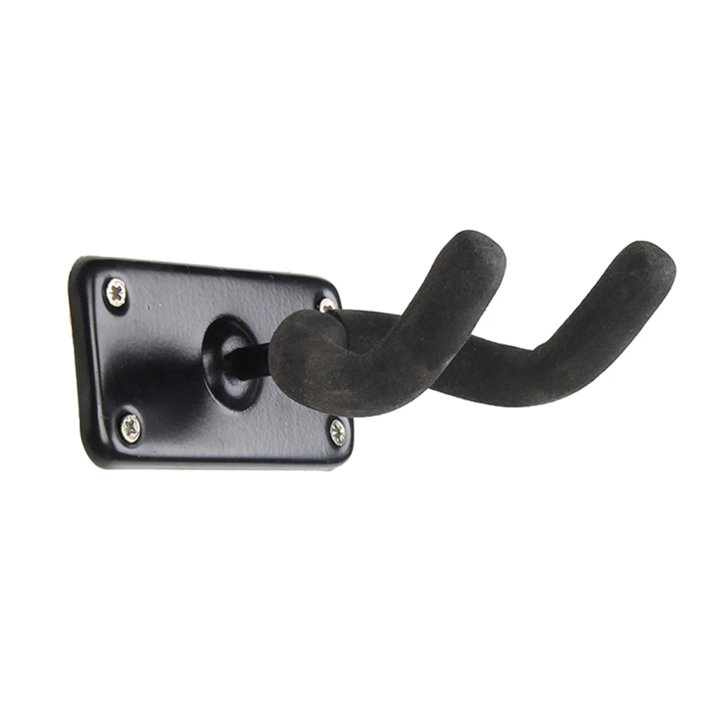 Wall Hanger Skateboard Wall Mount Iron for Longboard Skateboard Hanging Holder Skate Board Accessories 3.9x4.3x2.0inch Black