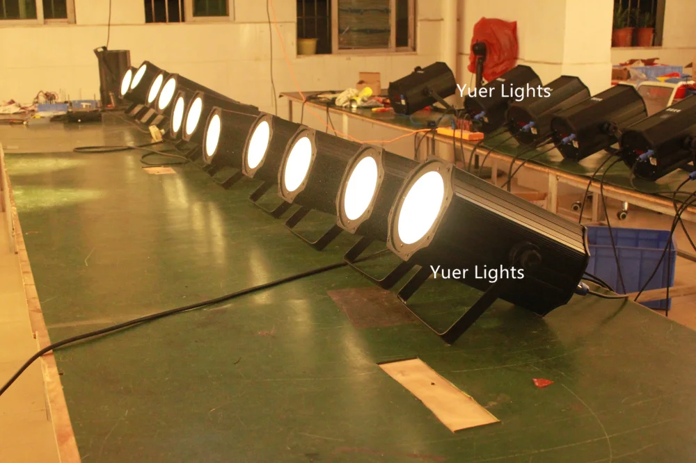 Светодиодный COB LED Par свет 200 Вт алюминиевые радиаторы с высокой мощностью рассеивания DJ DMX Светодиодный луч мыть мерцающий эффект освещение