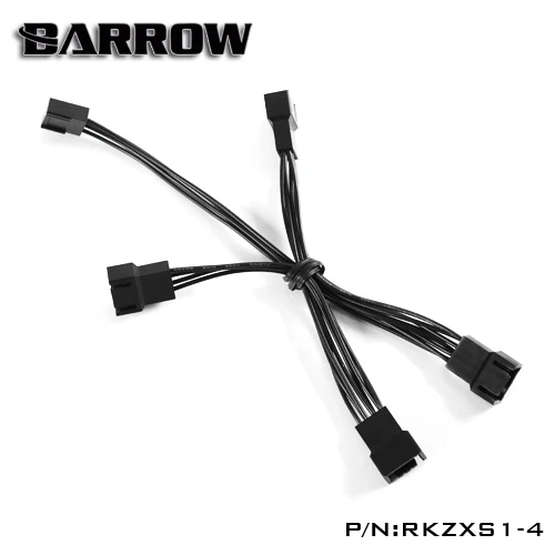 

Barrow LRC RGB 12V 4pin 1 to 4 extend line for barrow 12v 4pin v1 control system lighting component, RKZXS1-4