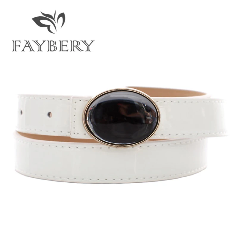 

Boho Style Black Leather Belts for Women Casual Jeans Belt Smooth Buckle Female Strap for Wedding Dresses Rhinestone Decorative