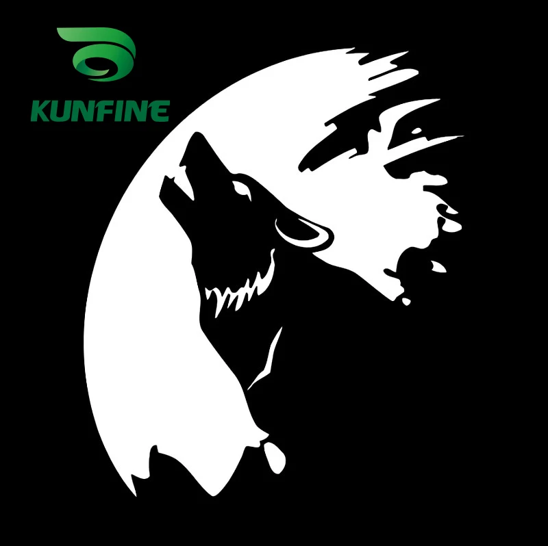 Стайлинг автомобиля KUNFINE стикер для Wolf Виниловая наклейка декоративная пленка Diy