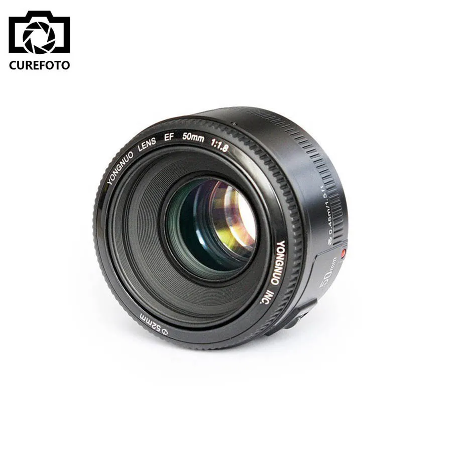 YONGNUO YN50mm YN 50mm F1.8 стандартный основной объектив с большой апертурой и автофокусом