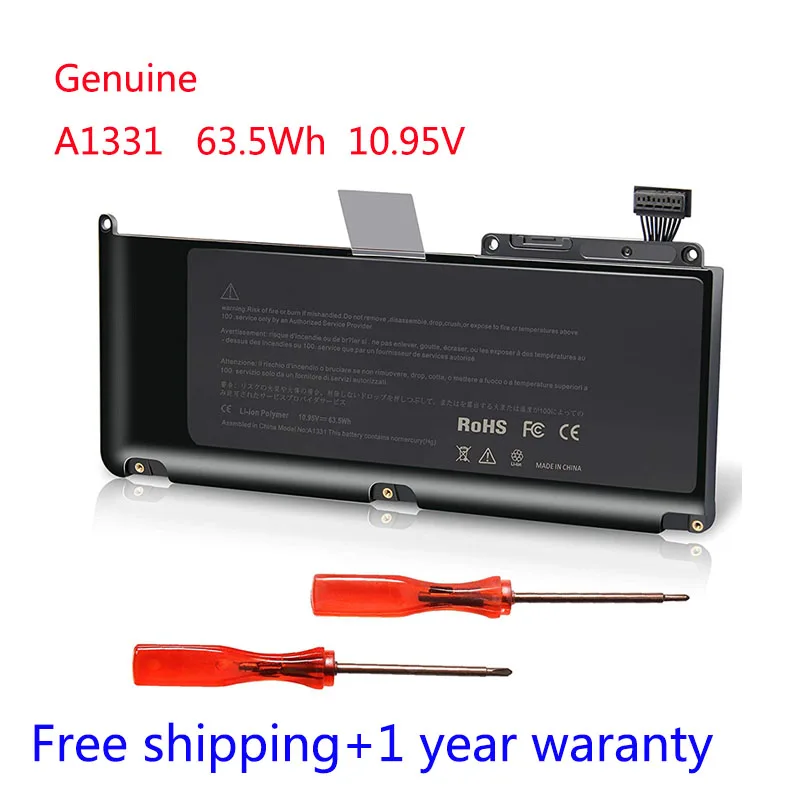 7XINbox 63.5Wh 10 95 V A1331 A1342 батарея для Apple MacBook Unibody 13 дюймов MC234LL/A MC233LL/A MC375LL/A Late 2009 Mid