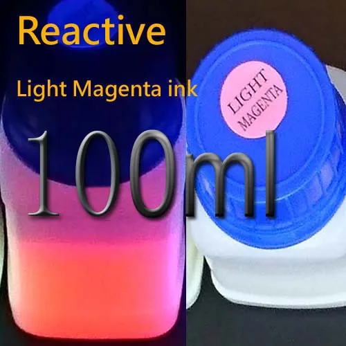 100ml magenta ink Невидимые чернила УФ-чернила для струйных принтеров 6 УФ-цветов секретное сообщение чернила невидимые в нормальном светильник& Rea УФ-черный светильник - Цвет: 100ml magenta ink