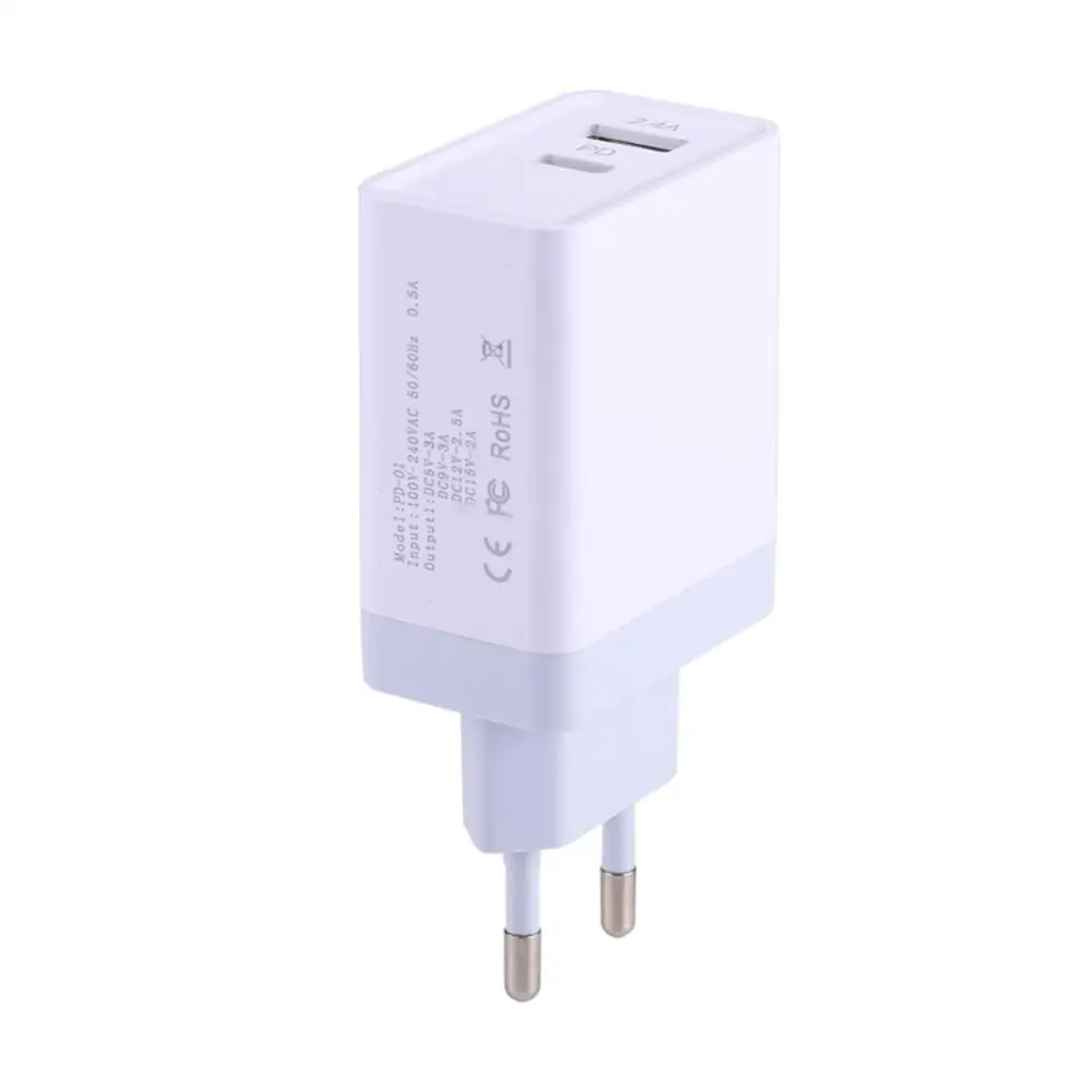 Yiwa USB C PD зарядное устройство 29 Вт мощность доставки Тип c настенное зарядное устройство с 2 портами для iPhone Android зарядное устройство