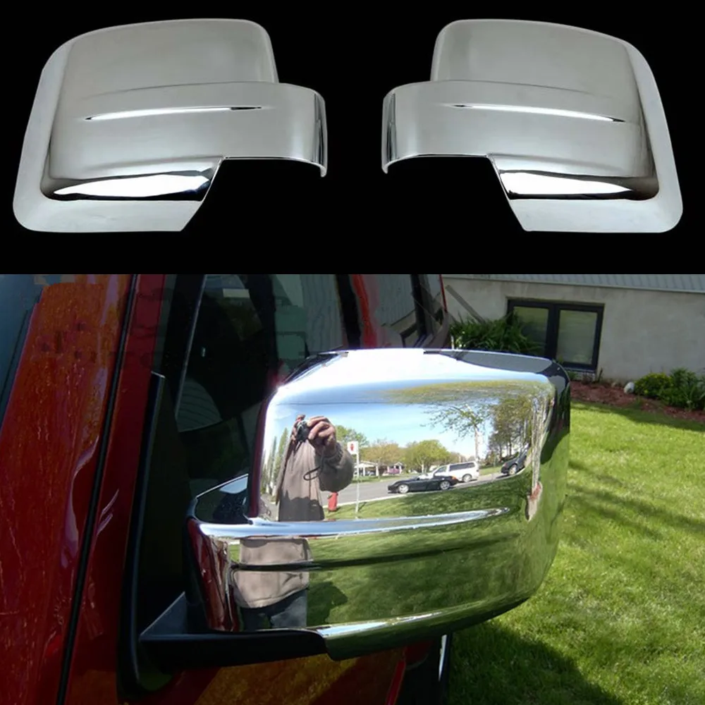 

XYIVYG 2007 08 09 10 11 12 2015 For PATRIOT+ 2008-2012 LIBERTY For-DODGE NITRO Triple Chrome plated Mirror Cover