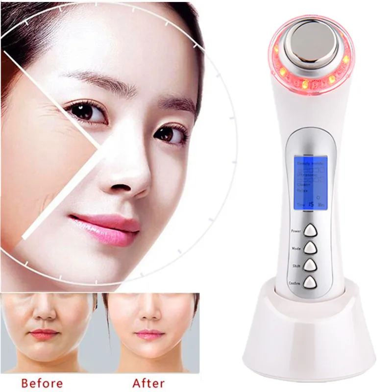 

Ultrasonic Bio Photon Light Therapy Skin Care Facial Beauty Firming Machine Wrinkle Remover Ultrasonic Machine