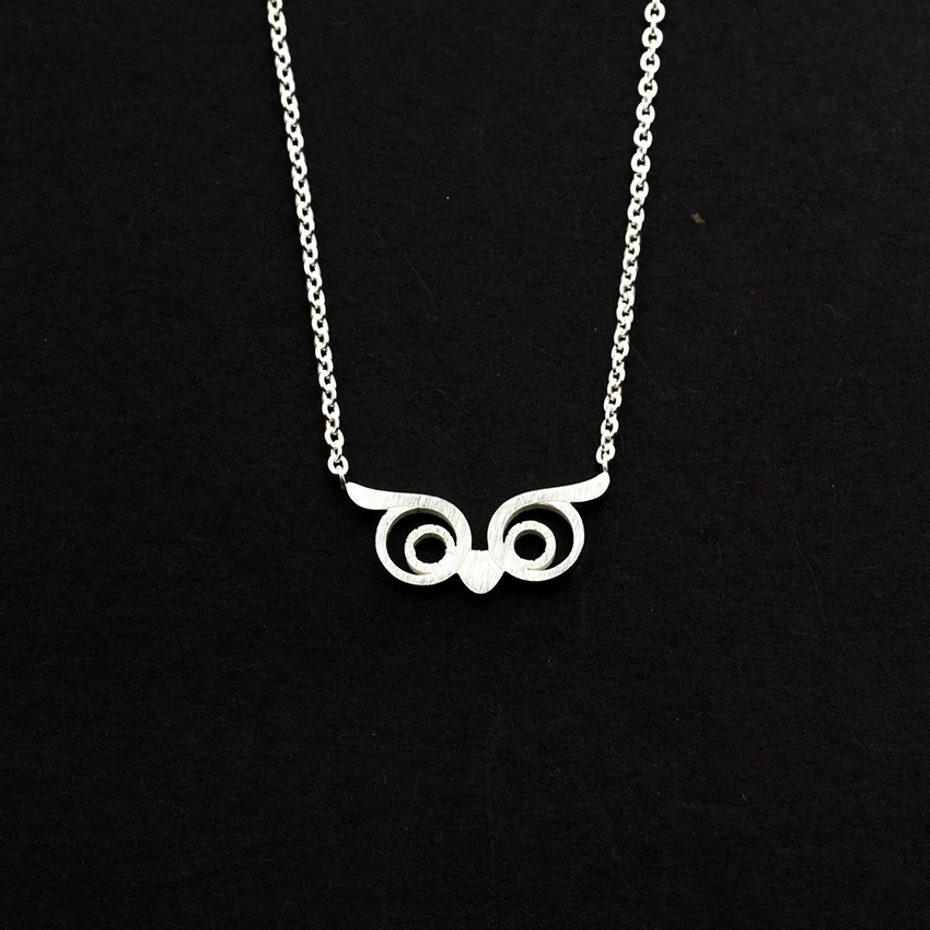 

Wholesale 10pcs Animal Jewelry Owl Pendant Stainless Steel Necklace Women's Fashion Accessories