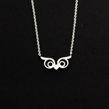 

Wholesale 10pcs Animal Jewelry Owl Pendant Stainless Steel Necklace Women's Fashion Accessories
