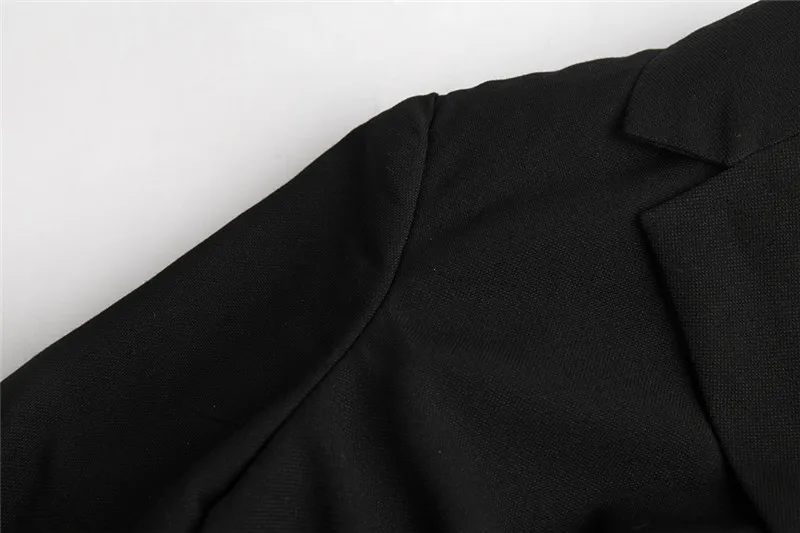 XITAO плиссированный Тонкий Блейзер повседневный черный карман хлопок рукав однобортный Кардиган 2019 осень дикий Джокер Элегантный WBB4183