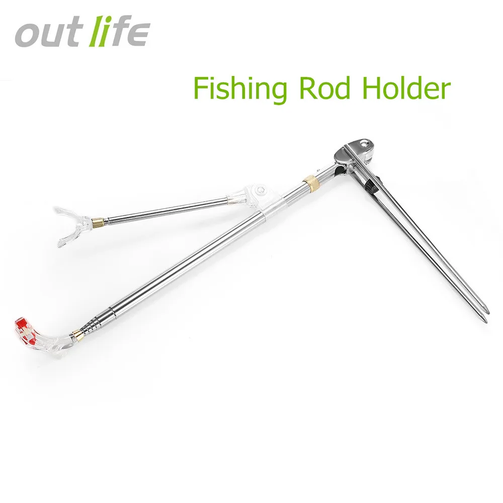 Stainless Steel Multifunctional Dual Telescoping Fishing Pole Hand Rod