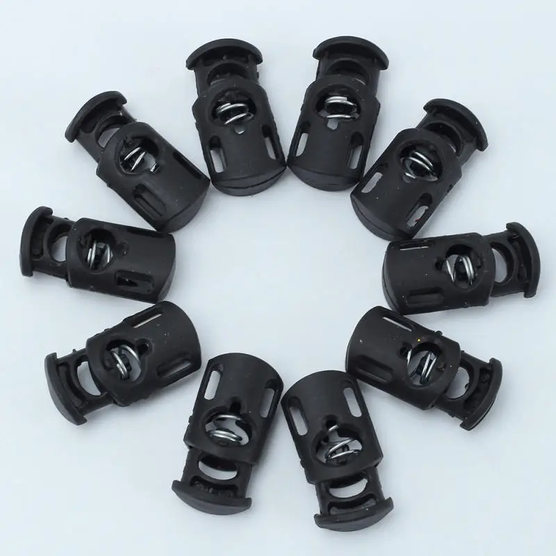 Lot 10x Grenade Shoelace Buckle Stopper Rope Clamp Paracord Cord Spring Lock