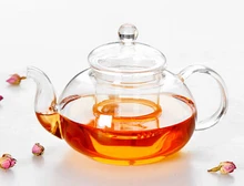 1 STÜCK 800 ml Filterdurchlässig Glas Teekanne Hitzebeständigem Blume Tee-Set Kaffee Teekanne Bequem Küche Büro Tee-Set J1010