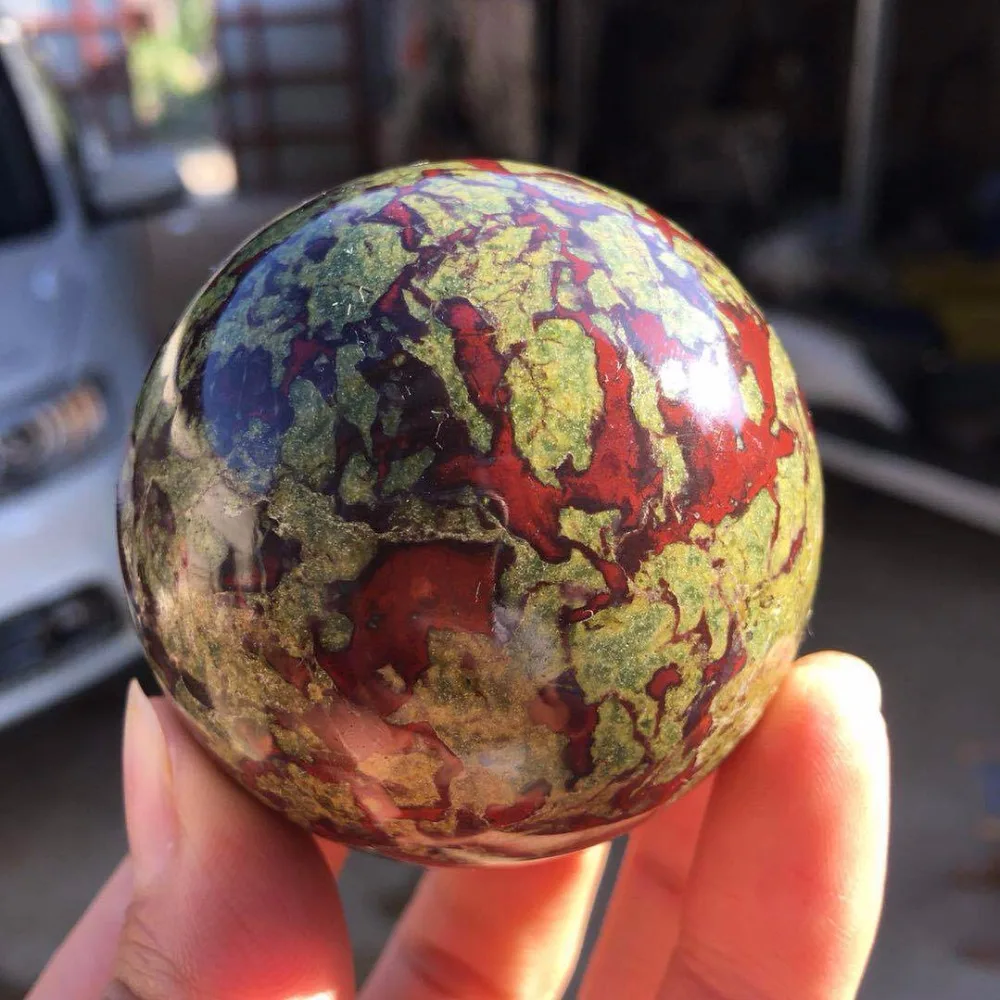 45 мм натуральный дракон крови камень яшма хрустальный шар Сфера Исцеление+ мяч сиденье