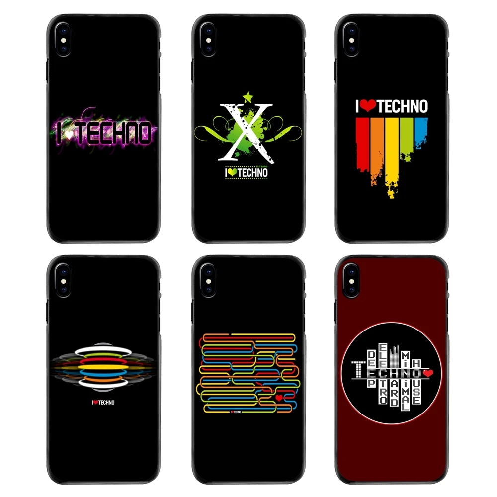 Чехол для Телефона I Love Techno technology Music Art Poster Huawei P7 P8 P9 P10 Lite Plus 2017 2016 Honor 5C 6 4X 5X Mate 8 7 9 |