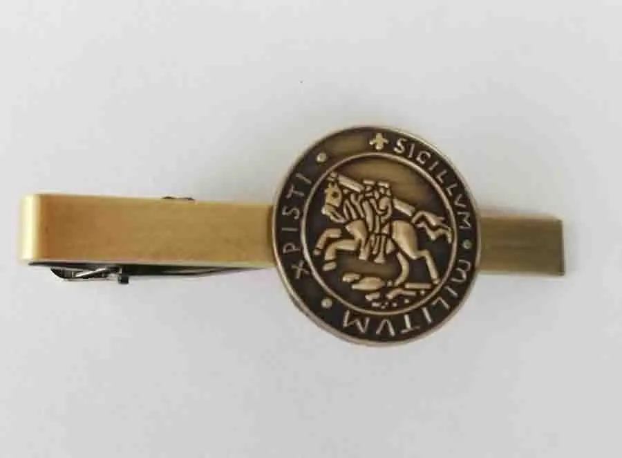 Free Shipping 1pcs Antique Gold 22MM Knights Templ...