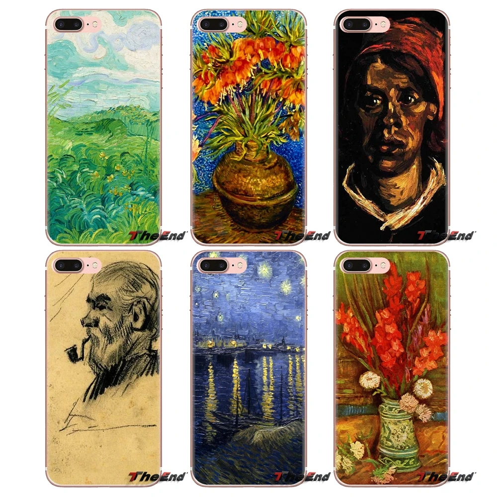 For Samsung Galaxy J1 J2 J3 J4 J5 J6 J7 J8 Plus 2018 Prime 2015 2016 2017 TPU Shell Case Van Gogh Oil Painting 1891 Starry Night |