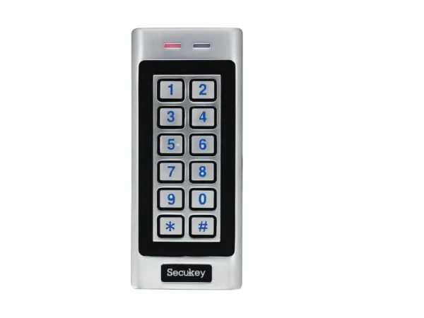 K4 Прямая поставка с фабрики легкая клавиатура Secukey простая программа 12 ключей не водонепроницаемый металлический чехол с подсветкой Клавиатура анти-вскрытия сигнализации