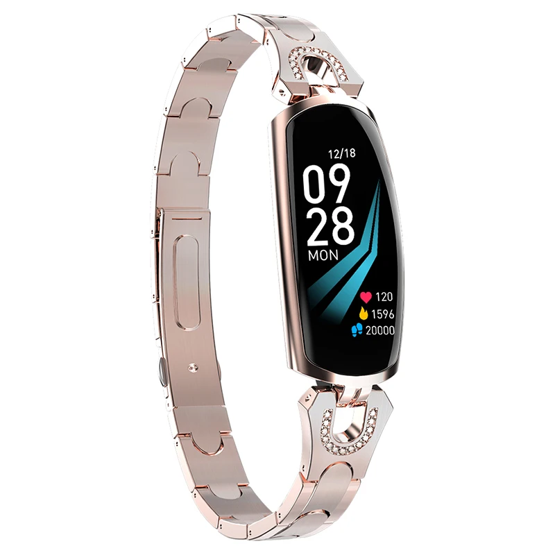 2019 AK16 Women Smart Band Fitness Bracelet Heart Rate Bracelet Blood Pressure WristWatch Fitness Tracker Smart Watch Smartband  (8)