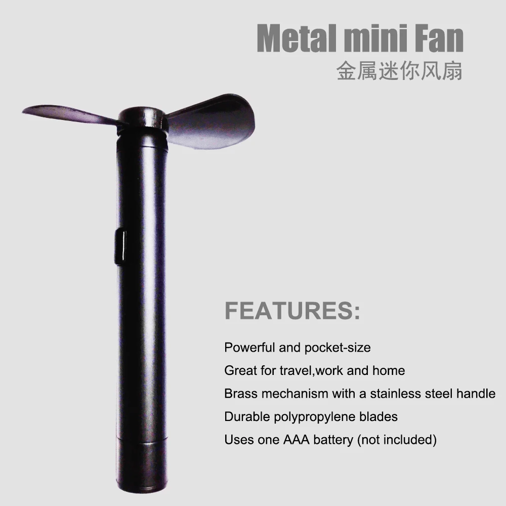 Металлический мини вентилятор Электрический мини-вентилятор ручка модные подарки вентилятор новейший дизайн мини ручной вентилятор для детей