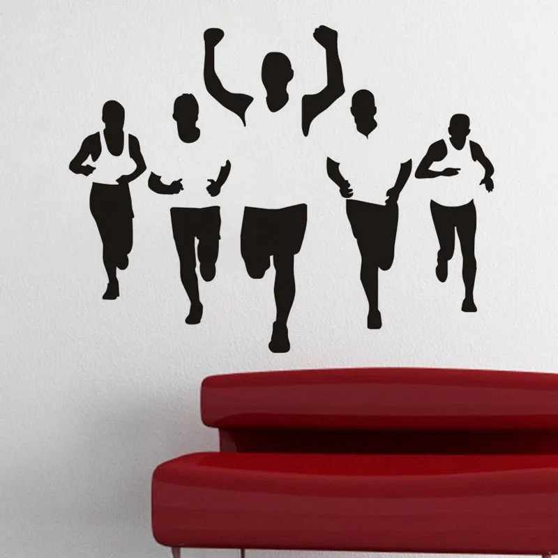 Factory Outlet Sports Running Wall Stickers Yoga Room Health Room