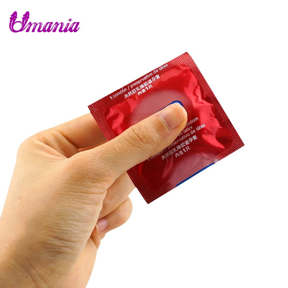 Lubricated Natural Rubber Latex Condoms High Sensation Penis Condoms for Men Contraception Tools Sex Toy for Couples