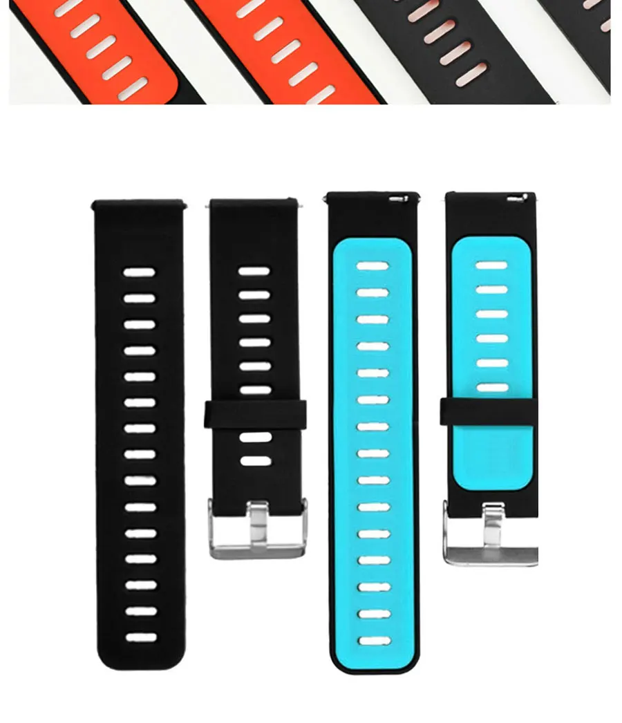 Ремешок на запястье 22 мм спортивные силиконовые браслеты для Xiaomi Huami Amazfit Bip BIT PACE Lite Молодежные Смарт-часы сменный ремешок смарт-браслет