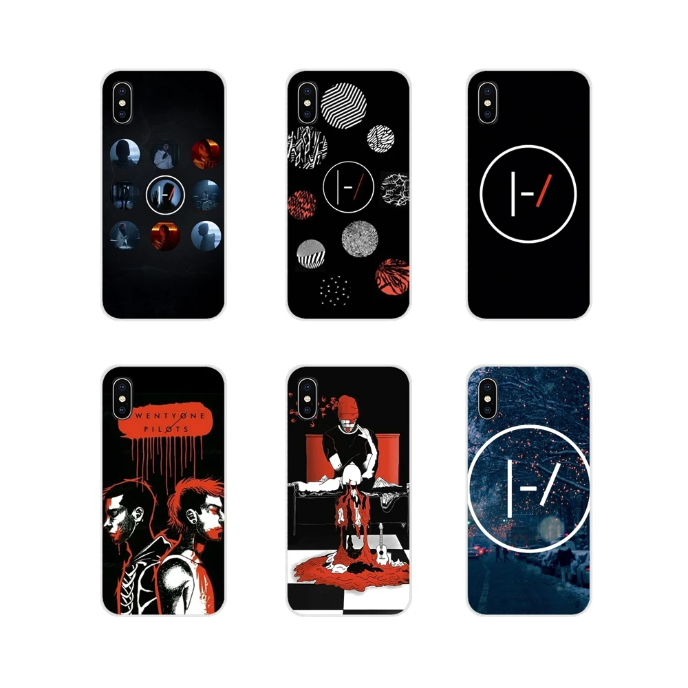 Музыка группы Twenty One Pilots для Xiaomi Mi4 Mi5 Mi5S Mi6 Mi A1 A2 5X 6X 8 9 Lite SE Pro Max Mix 2 3 2S Мягкие Чехлы |