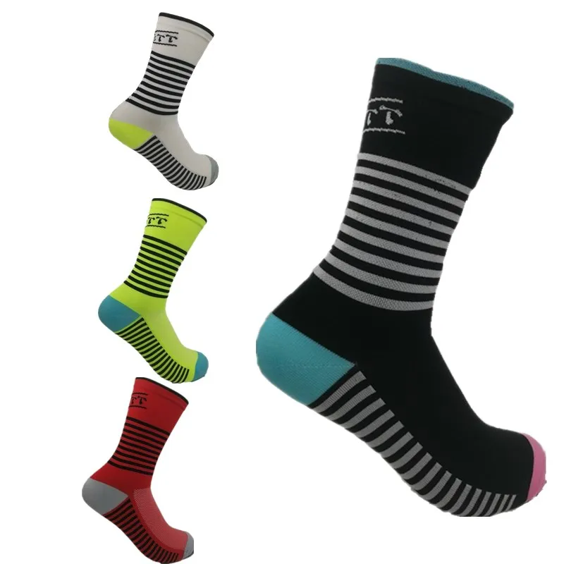 

YF&TT Coolmax Long Men Sport Cycling Socks Breathable Running Climbing Skiing Socks Fit For 40-46 Basketball Socks