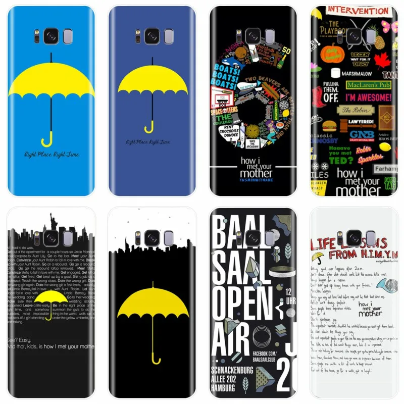 How i met your mother himym Мягкий силиконовый чехол для телефона из ТПУ Samsung Galaxy NOTE 8 9 S6EDGE S6 S7