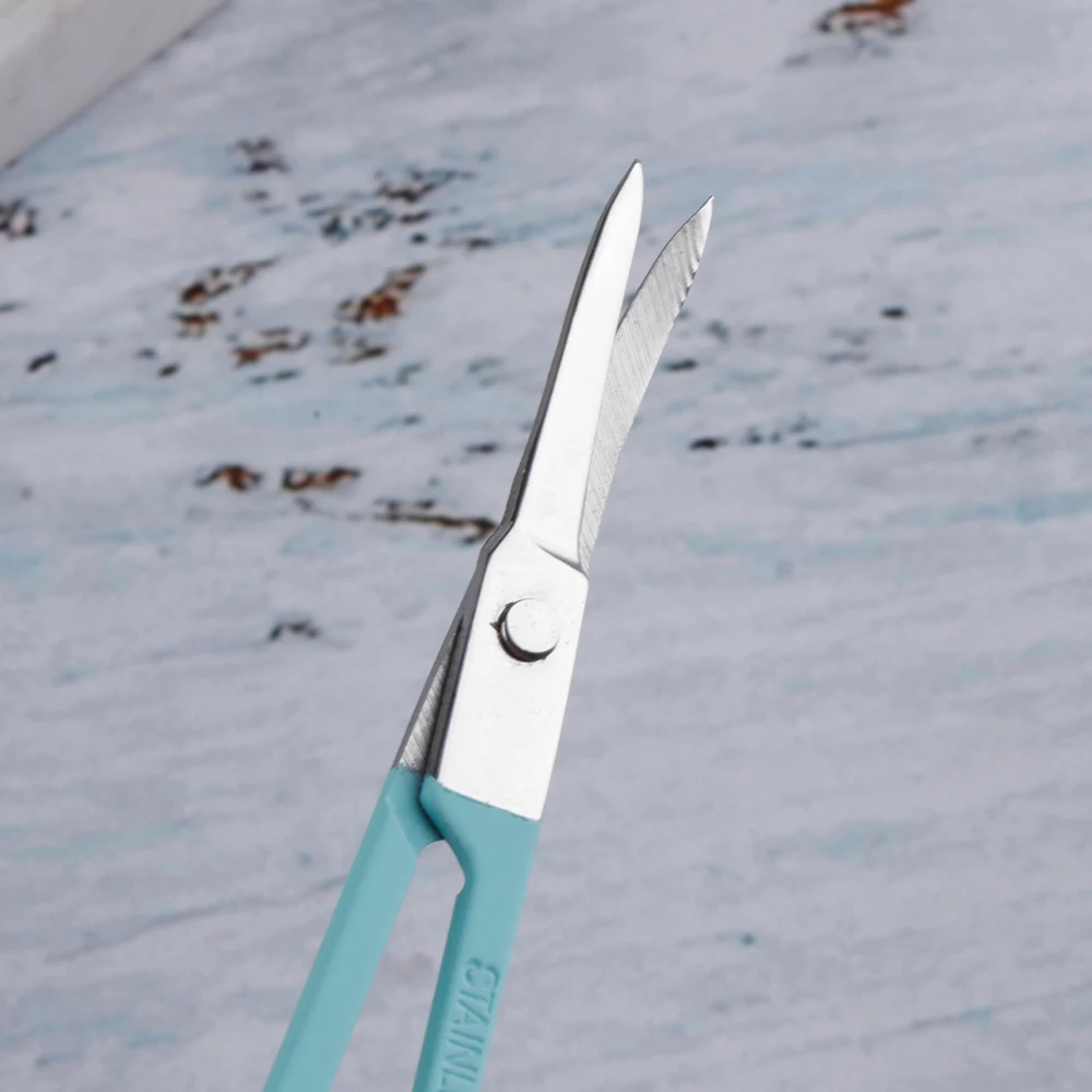 Ножницы для маникюра для ногтей бровей нос ресницы ножницы для кутикулы изогнутые педикюр Макияж инструмент обрезки