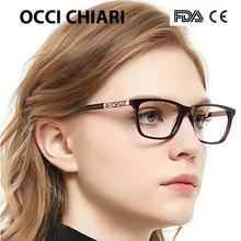 OCCI CHIARI оправа для очков для женщин, дизайнерский бренд, высокое качество, ретро металл, медицинский ацетат, винтажные очки, W-CERIANA