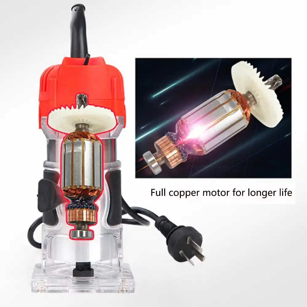 220V 600W Woodworking Trimming Machine Power Tools Multi function Home