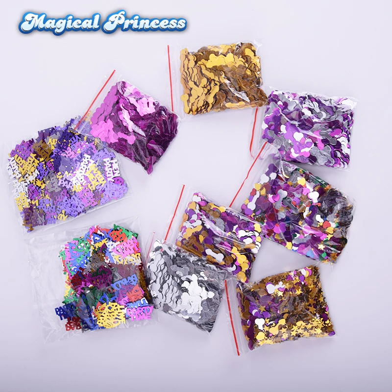

hen night party willy table confetti decorate party time confettis