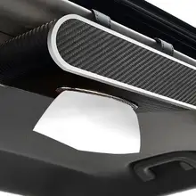 Кожаный Автомобильный тканевый ящик автоматический насос Кассетный углерод держатель креативные съемные наклейки коробка для салфеток органайзер для автомобиля
