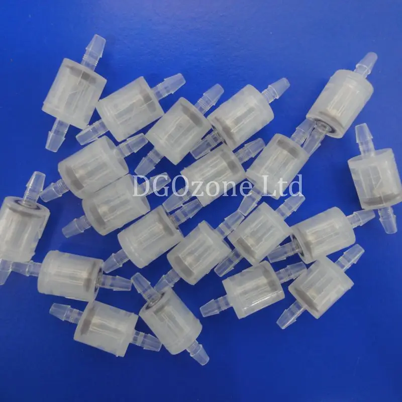FREE SHIPPING PP material 1/8'' ozone spring check valve  O3 valve  non return valve KH-CSPV2