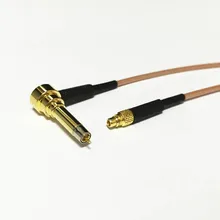 Провод для беспроводного модема MS156 прямо угловой переключатель MMCX Мужской Разъем RG178 кабель 15 см " по оптовой цене быстрая