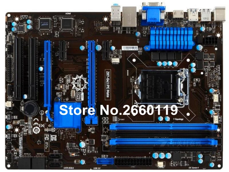 Desktop motherboard for msi Z87-G41 PC Mate LGA1150 DDR3 system mainboard fully tested and perfect quality