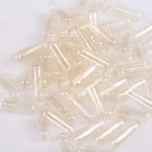 10000 шт./упак.) крышки и тела разделены 00# прозрачная капсула, медицинская упаковка, желатиновые крышки ule, пустые крышки ule